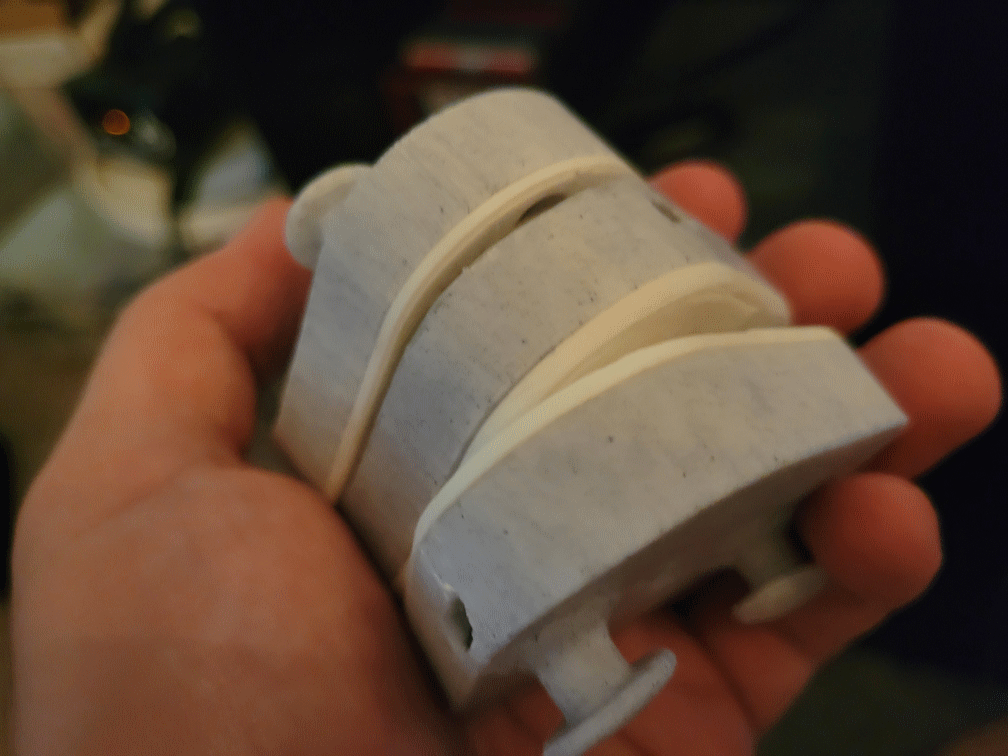 3D printed shells for tracker battery pack